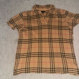 Vintage women's Burberry golf shirt